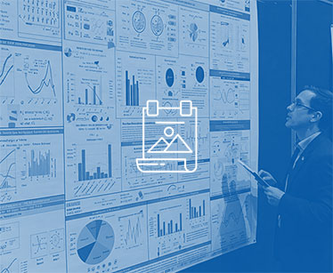 A stack of posters with a poster icon overlaid.